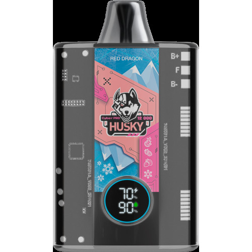 Husky cyber pro Red Dragon Драгонфрут / клубника / малина / лёд